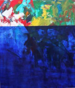 2014 | Das Blau | Acryl auf Leinwand | 120x100cm
