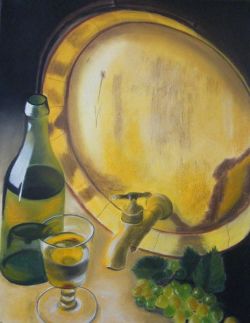 2008 | Weinkeller | Pastell auf Papier | 65x50cm